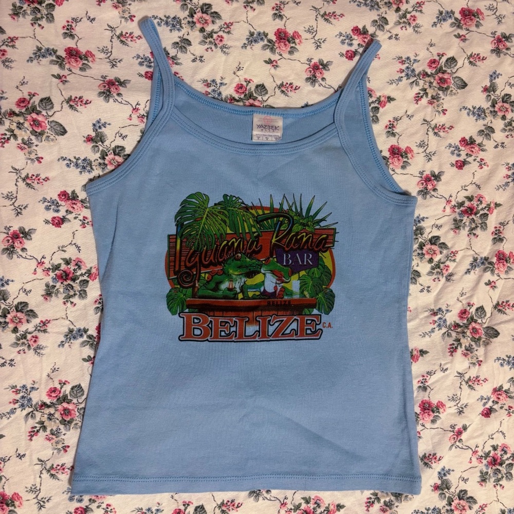 y2k graphic tank